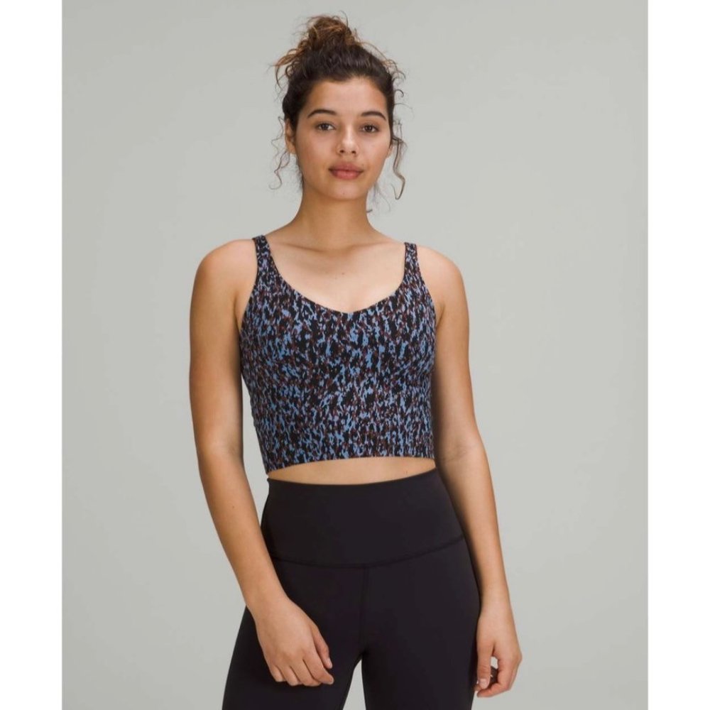 Lululemon Athletic Align Tank Top Crop Blue Nile Multi NWT Women’s Size 6